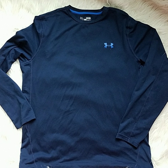 Men/'s Under Armour Heat Gear Loose Fit Long Sleeve Shirt